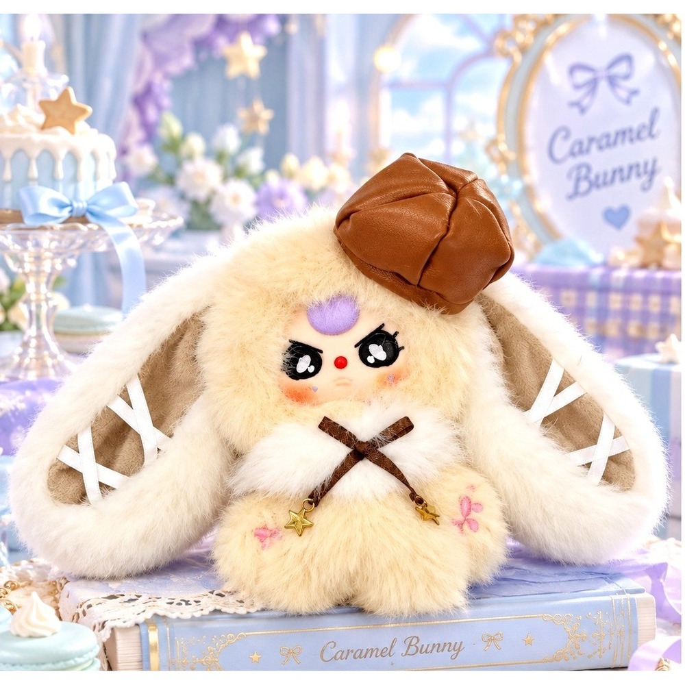 New Baby Three Pocket "Caramel Bunny" Treasure Blind Box Confirmed Plush